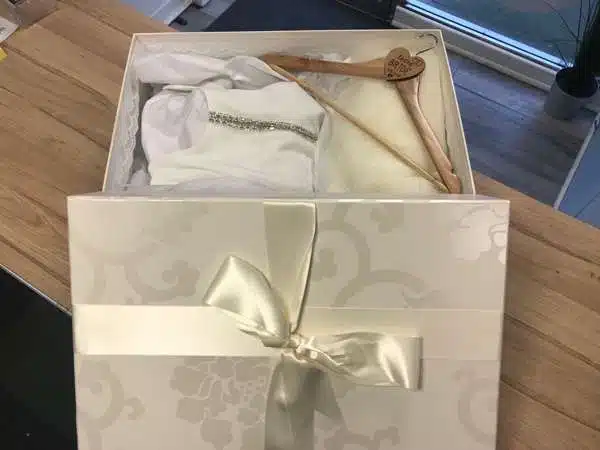 Professional wedding dress boxing and storage service