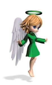 Cleaning Angel St Patricks Day